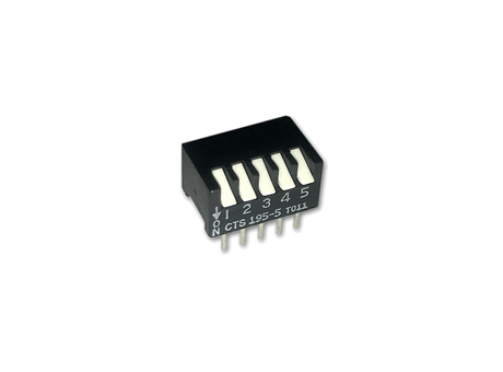 Side Actuated, Through-Hole DIP Switch 195 Series
