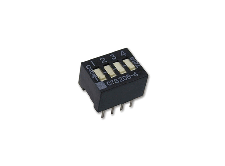 Through-Hole DIP Switch 208 Series