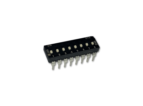 Through-Hole DIP Switch with Gold-Plated Contacts 209/210 Series