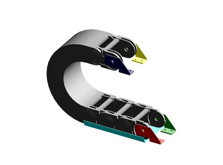 Cable carrier chain, heavy serie composite - Type 9210 PL