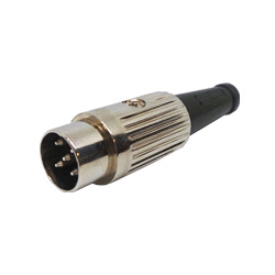 DIN Connectors - 5 way Dice Plugs and Sockets - 610-0520