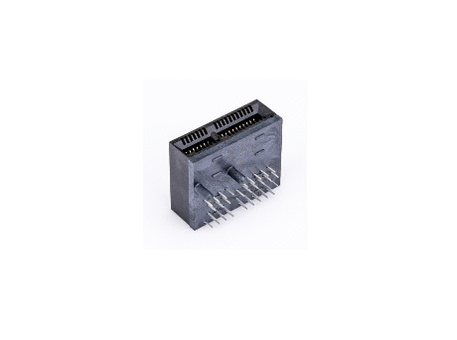 3091-10100T PCI & PCI Express CONN,BTB,RA90°,36P(X1),1mm Centerline,L=2.3mm,15u",BLK