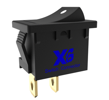 21*15*14.8mm方形2档船型开关/二档翘板开关2PIN/大电流2位船型开关/船型开关二档/2挡翘板开关ON-OFF 2PIN