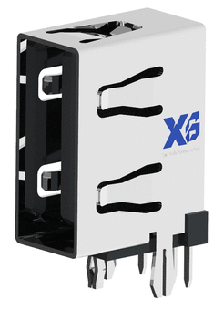 10.4*5.7*12.5mm侧插USB2.0插座/USB2.0接口/USB 2.0A/F连接器/平口USB2.0连接器4PIN