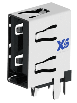 10.2*6*16.5mm侧插USB2.0插座/USB2.0接口/USB 2.0A/F连接器/平口USB2.0连接器4PIN