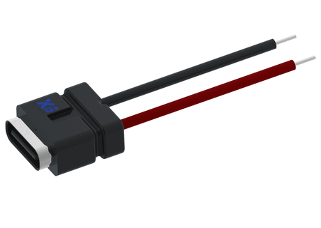 10.55*5.05*11.5mmType c连接器/防水USB插座/带线USB母座/USB 3.2 Type C插口/TYPEC插口2PIN