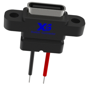 10*4*10.45mmType c连接器/防水USB插座/带线USB母座/USB 3.2 Type C插口/TYPEC插口2PIN