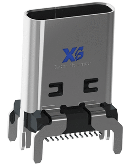 10*5.5*13.3mmType c连接器/充电USB插座/立式贴片USB母座/USB 3.2 Type C插口/TYPEC插口24PIN