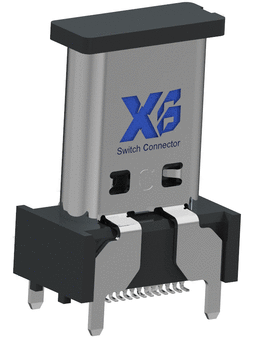 10*5.5*15mmType c连接器/充电USB插座/立式贴片USB母座/USB 3.2 Type C插口/TYPEC插口24PIN