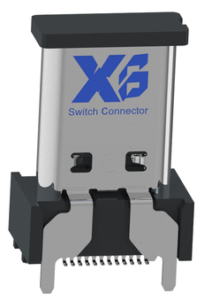 10*4*10.45mmType c连接器/充电USB插座/立式贴片USB母座/USB 3.2 Type C插口/TYPEC插口24PIN