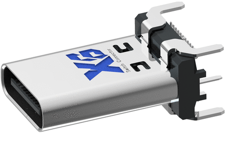 10*5.5*15.5mmType c连接器/充电USB插座/立式贴片USB母座/USB 3.2 Type C插口/TYPEC插口24PIN