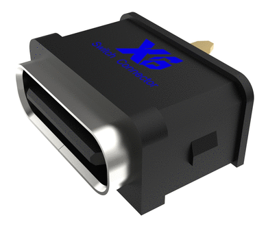10*7.2*4.56mmTpye c插座 IPX7/USB插座/防水USB接口/立式防水Tpye c连接器/Tpye c母座/防水Tpye C接口3PIN
