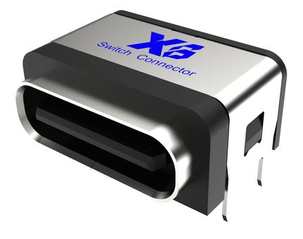 10*6*4.66mmTpye c插座 IPX7/USB插座/防水USB接口/立式防水Tpye c连接器/Tpye c母座/防水Tpye C接口4PIN