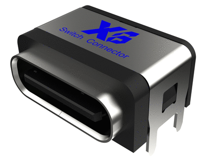 10*6*4.66mmTpye c插座 IPX8/USB插座/防水USB接口SMT/防水Tpye c连接器/Tpye c母座/防水Tpye C接口5PIN