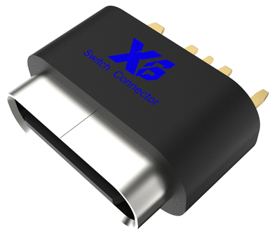 10.54*6.77*4.76mmTpye c插座 IPX8/USB插座/防水USB接口/立式防水Tpye c连接器/Tpye c母座/防水Tpye C接口5PIN