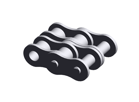 Handrail driving chains