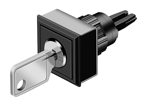 71-631.0/D Keylock switch actuator 3 positions square
