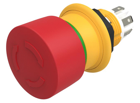 61-6441.4067 Emergency stop switch compact, foolproof EN IEC 60947-5-5