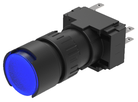 61-0019.0 Indicator without lamp element round, Actuator