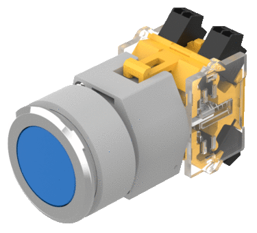 704.012.718 Pushbutton round, Actuator, Momentary