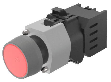704.003.7 Flasher front illumination, round, Actuator
