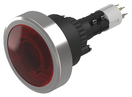14-475.036 Mushroom-head pushbutton illuminated, Actuator, Maintained