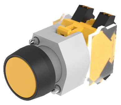 704.632.1 Pushbutton round, Actuator, Maintained