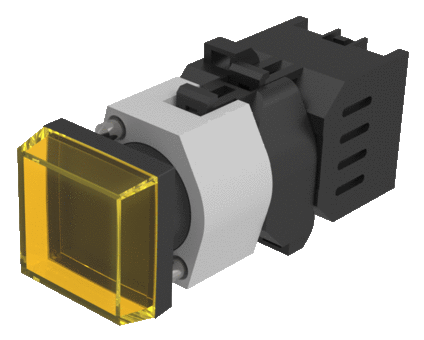 704.200.5 Flasher full-face illumination, square, Actuator