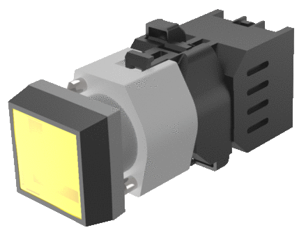 704.206.6 Flasher front illumination,square, Actuator