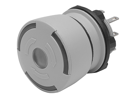 84-6830.0020 Stop switch complete grey