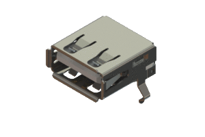USB Type A connector, 690A104-223-020