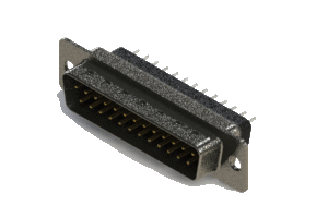 Vertical Metal Body D-Sub Connector, 627-025-228-041