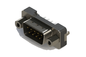 Vertical Plastic Body D-Sub Connector, 627-009-226-017
