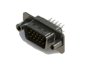Vertical High Density D-Sub Connector, 637-015-230-049
