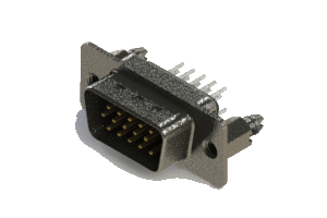 Vertical High Density D-Sub Connector, 637-015-230-066