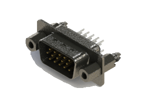 Vertical High Density D-Sub Connector, 637-015-230-067