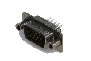 Vertical High Density D-Sub Connector, 637-015-230-069