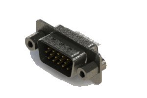 Vertical High Density D-Sub Connector, 637-015-232-043