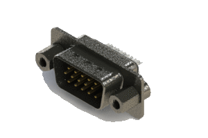 Vertical High Density D-Sub Connector, 637-015-232-063