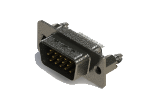 Vertical High Density D-Sub Connector, 637-015-232-066