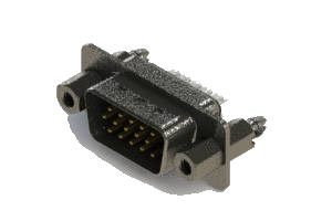 Vertical High Density D-Sub Connector, 637-015-232-067