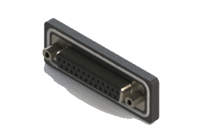 Waterproof D-Sub Connectors, 630-W25-240-012