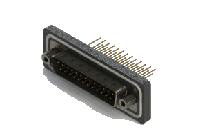Vertical Waterproof D-Sub Connector, 627-W25-221-012