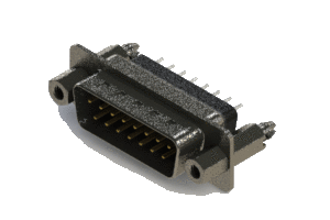 Vertical Metal Body D-Sub Connector, 627-015-228-047
