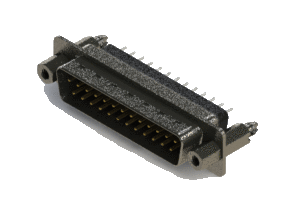Vertical Metal Body D-Sub Connector, 627-025-228-047