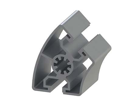 ELCOM - Free CAD models - Profilé R45/90-45° - 10 mm - Léger - TraceParts