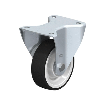 Roulette fixe - D125 - A platine - 350 kg