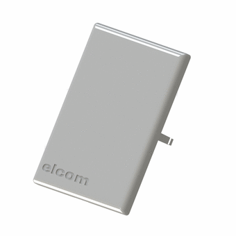 Cache équerre - 8 mm - 40x40 mm - Gris