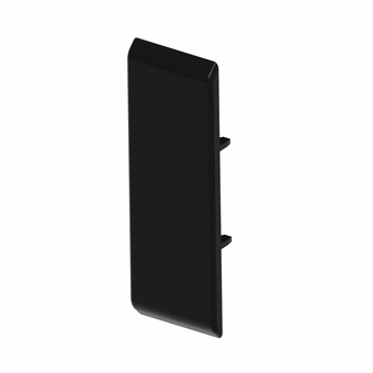 Cache équerre automatique - 8 mm - 80x80 mm - Noir