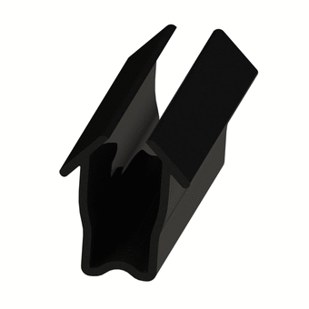 Joint de remplissage double lèvre - 8 mm - 4-6 mm - Noir